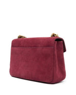 Afbeelding in Gallery-weergave laden, Pinko CUPIDO MESSENGER CLASSIC SUEDE bordeaux
