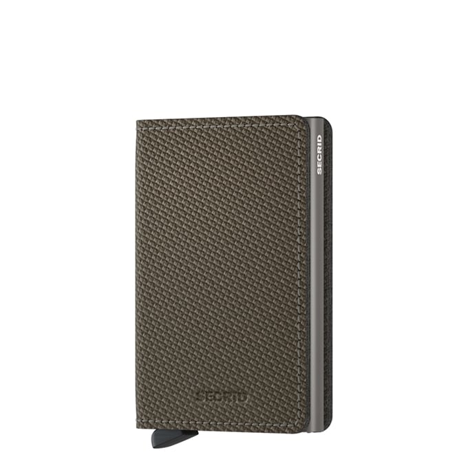 Secrid Slimwallet carbon cool Khaki