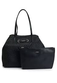 Guess VIKKY II LARGE 2 IN 1 TOTE BLACK