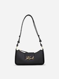 Karl Lagerfeld K/SIGNATURE SM ZIP SB Black/Gold