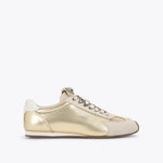 Afbeelding in Gallery-weergave laden, Kurt Geiger Islington Sneaker Gold Comb-Suede/leather
