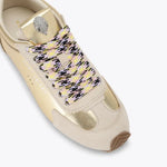 Afbeelding in Gallery-weergave laden, Kurt Geiger Islington Sneaker Gold Comb-Suede/leather
