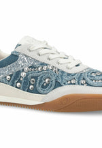 Afbeelding in Gallery-weergave laden, Liu Jo Lewis 04 Sneaker Denim Strass/Glitter blue
