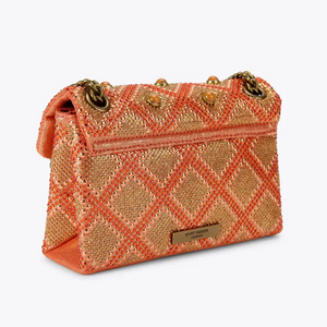 Kurt Geiger 690-MINI KENSINGTON JEWEL-RED COMB-FABRIC