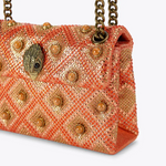 Afbeelding in Gallery-weergave laden, Kurt Geiger 690-MINI KENSINGTON JEWEL-RED COMB-FABRIC
