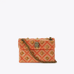 Afbeelding in Gallery-weergave laden, Kurt Geiger 690-MINI KENSINGTON JEWEL-RED COMB-FABRIC
