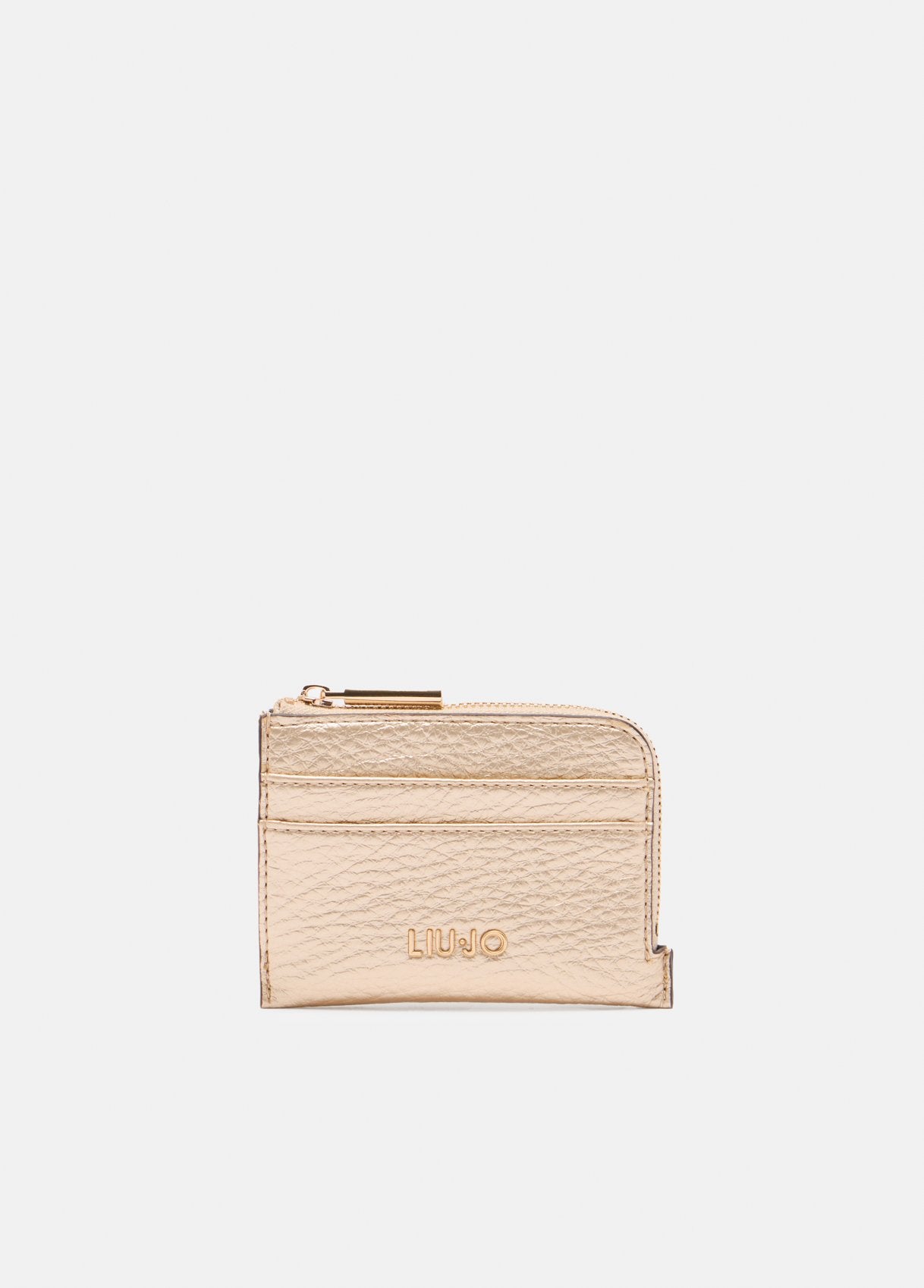 LIU JO ECS S Credit card case light gold