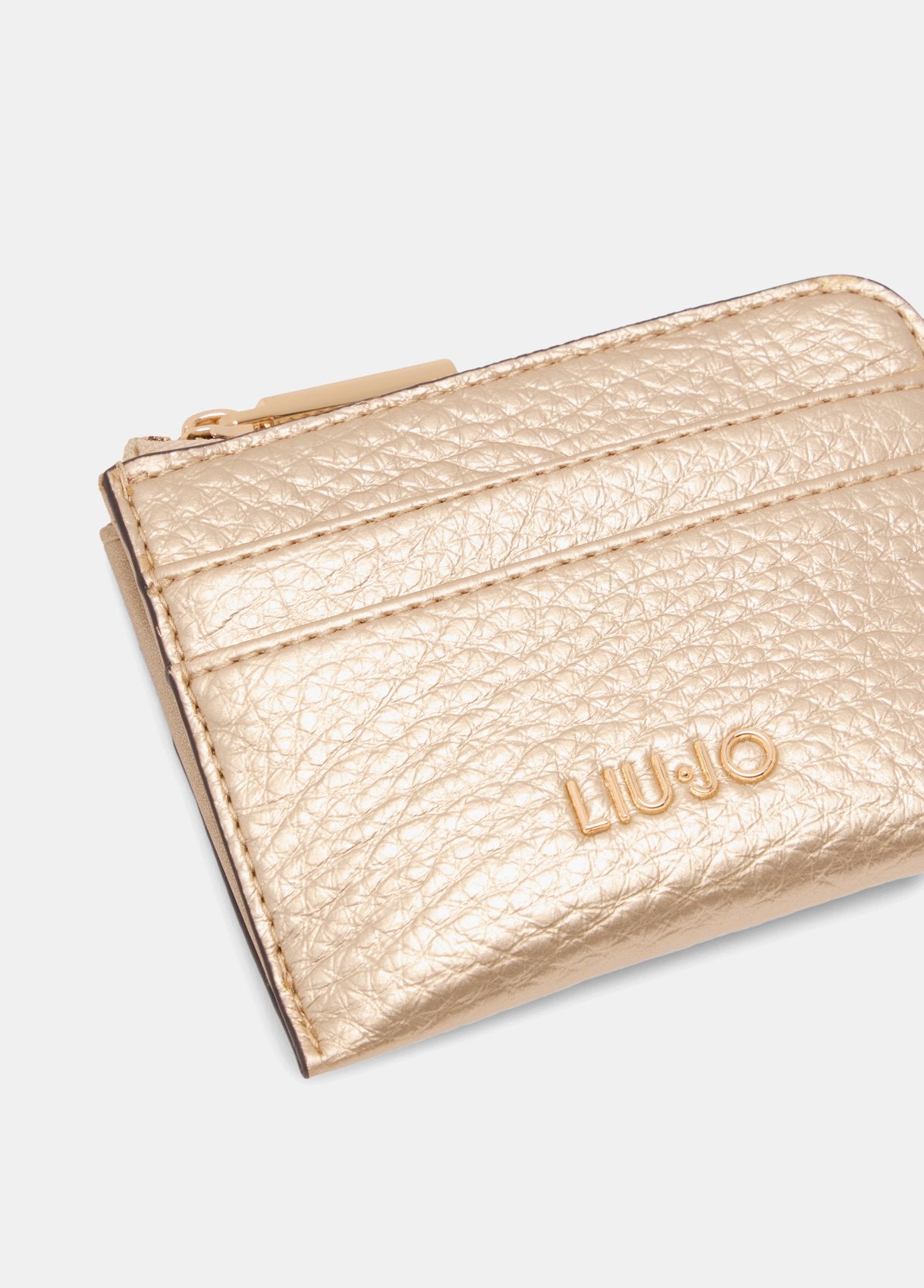 LIU JO ECS S Credit card case light gold