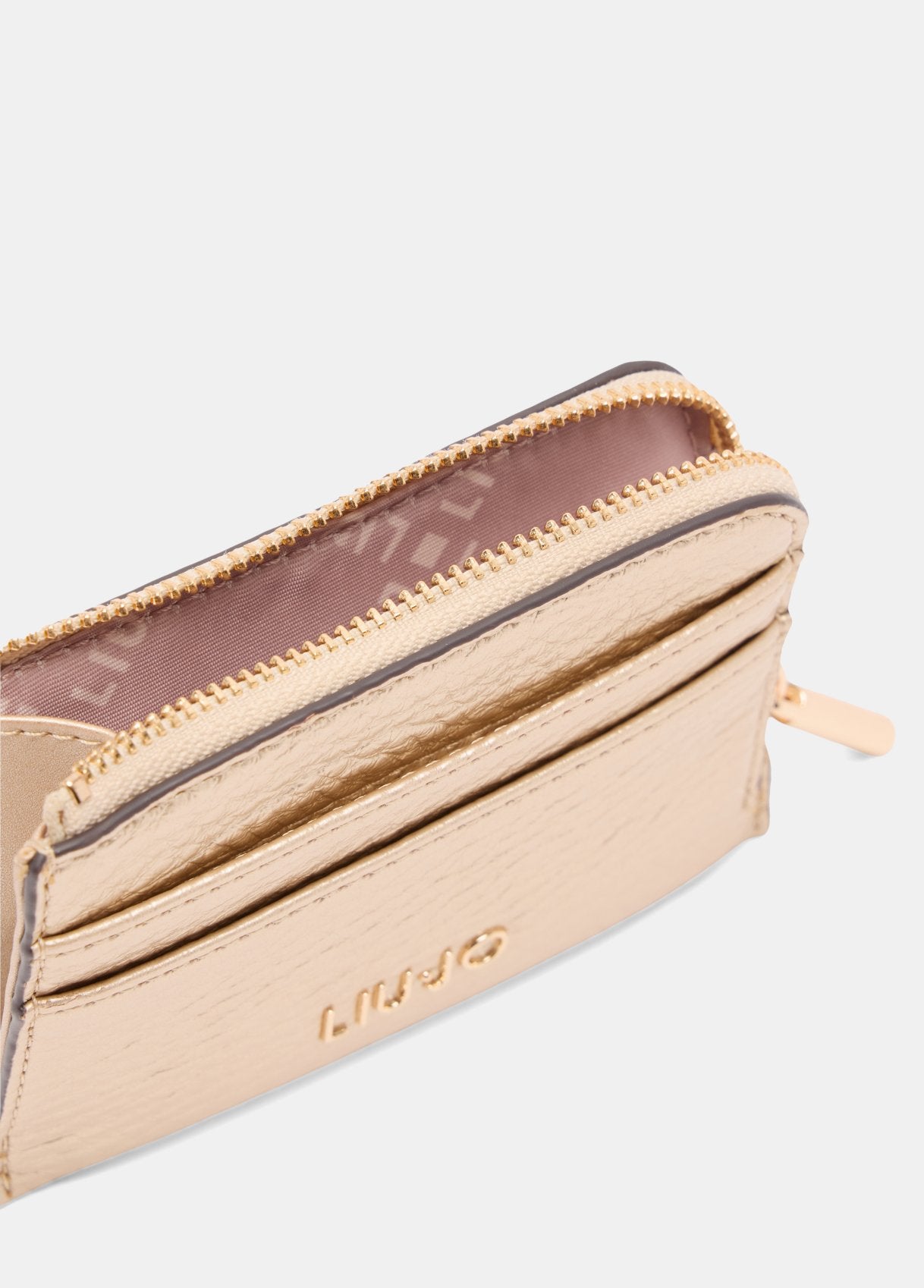 LIU JO ECS S Credit card case light gold