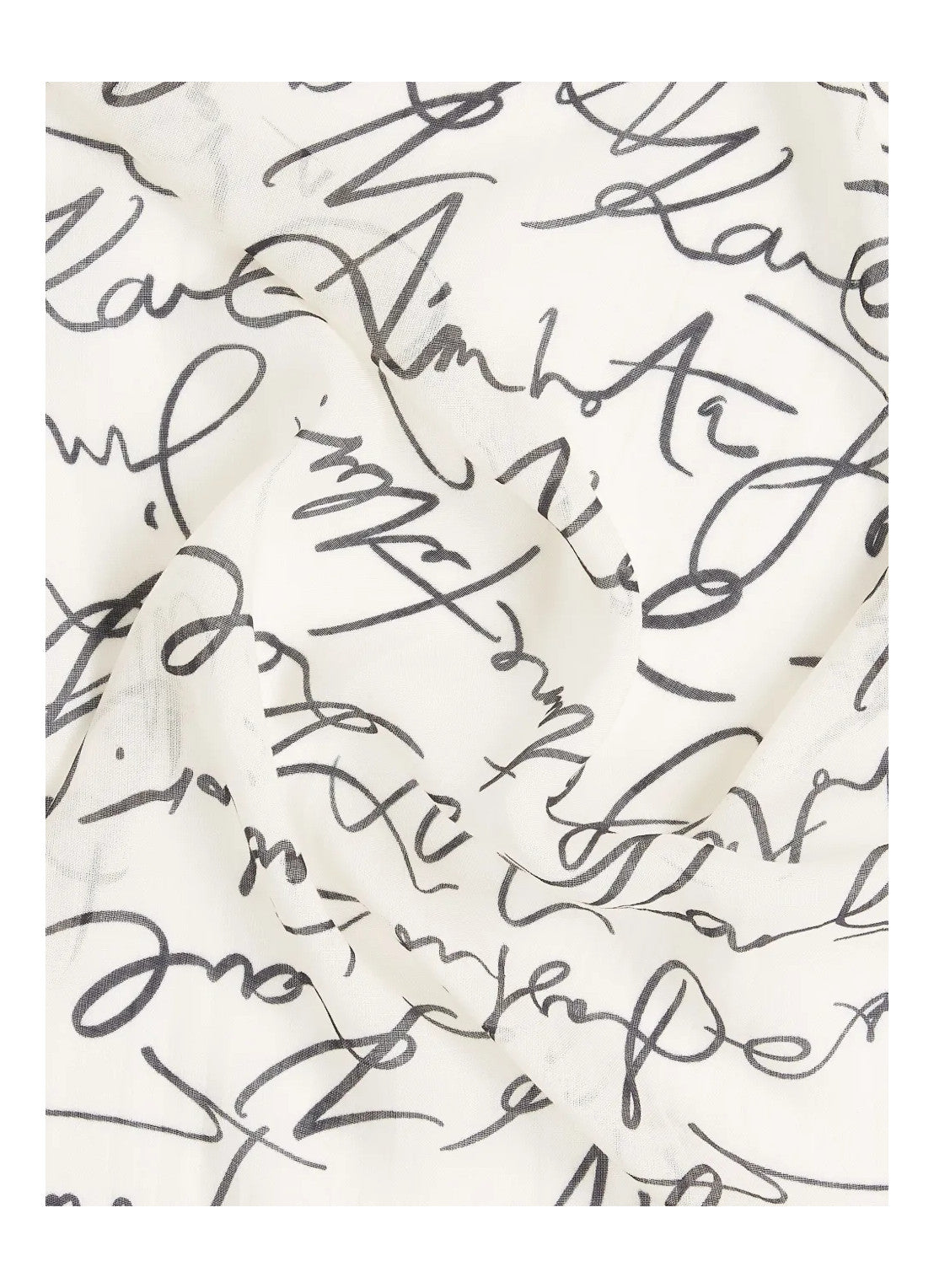 Karl Lagerfeld K/ESSENTIAL SCRIBBLE MDL SCARF Cannoli Cream