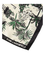 Afbeelding in Gallery-weergave laden, Karl Lagerfeld K/Signature Vacance SLK Scarf Black
