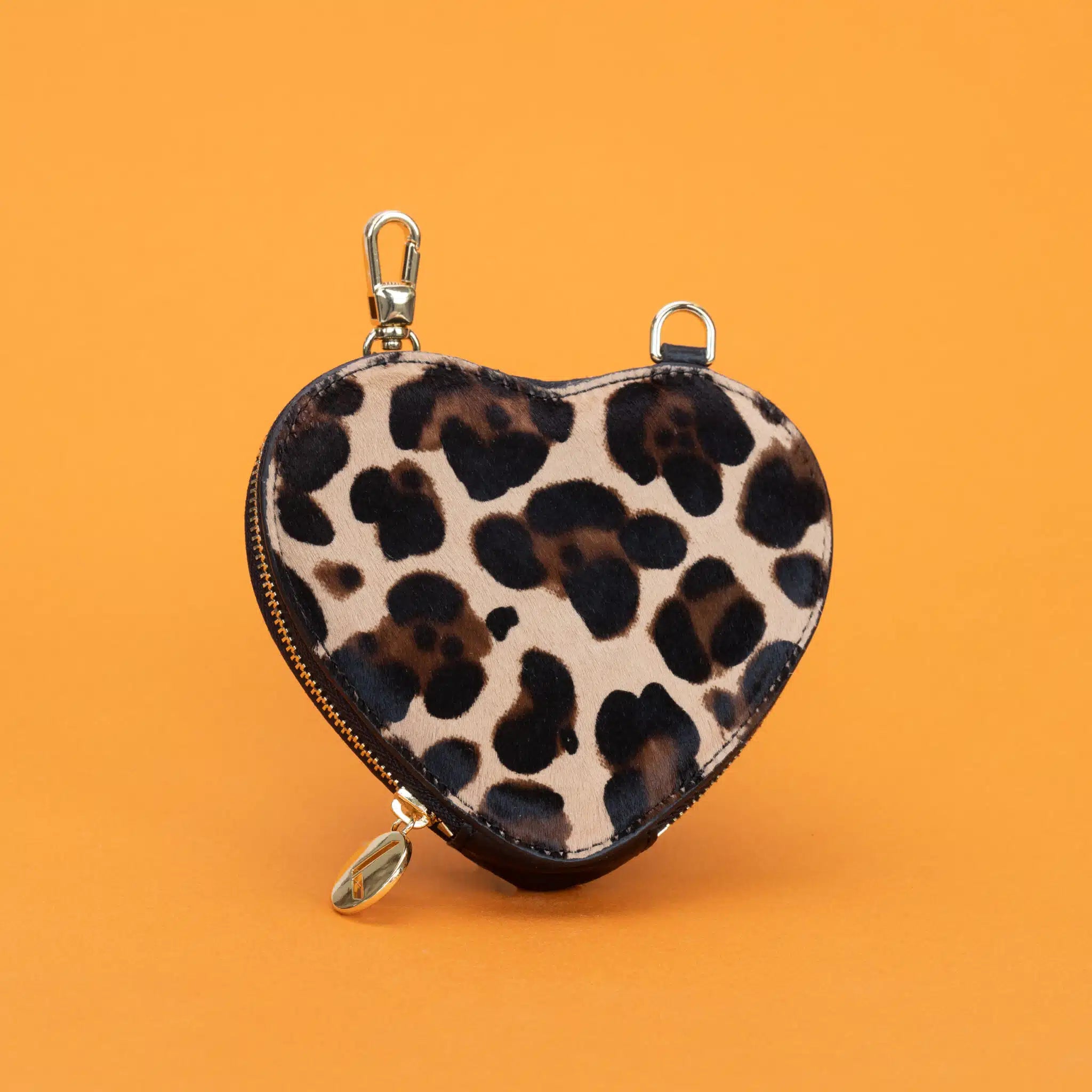 Kascha-C Wallet heart Leopard