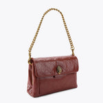 Afbeelding in Gallery-weergave laden, Kurt Geiger Celia Shoulder Bag Wine Leather/Other
