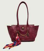 Afbeelding in Gallery-weergave laden, Kurt Geiger Sloane SM Shopper Wine Comb Leather
