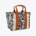 Afbeelding in Gallery-weergave laden, Kurt Geiger 690 Southbank SM Shopper Blk/White Fabric/Other
