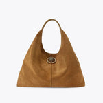 Afbeelding in Gallery-weergave laden, Kurt Geiger 690-CHELSEA LG SLOUCH HOBO-TAN-SUEDE
