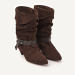 Afbeelding in Gallery-weergave laden, Nubikk Sally Lynn Brown Suede
