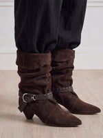 Afbeelding in Gallery-weergave laden, Nubikk Sally Lynn Brown Suede
