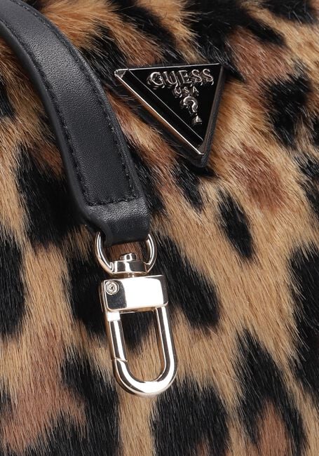 Guess Shaida Top Handle Crossbody Leopard