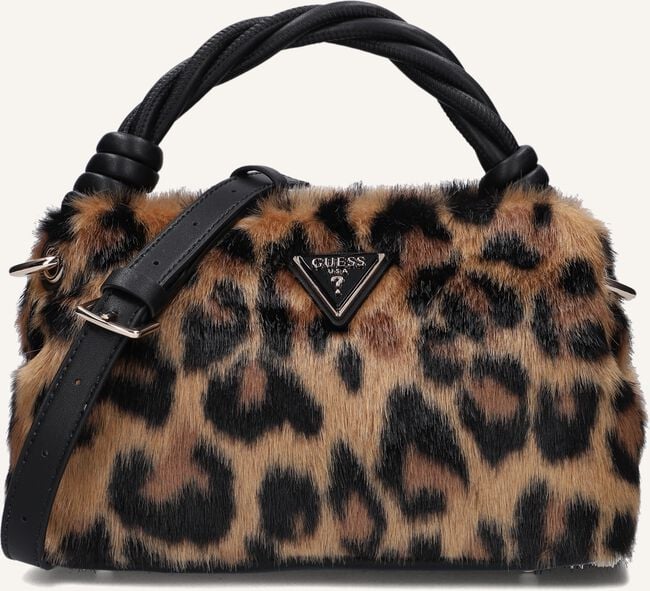 Guess Shaida Top Handle Crossbody Leopard