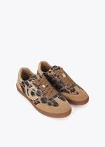 Afbeelding in Gallery-weergave laden, Lola Casademunt Sneaker Animal Print Marron-Metal

