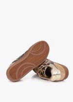 Afbeelding in Gallery-weergave laden, Lola Casademunt Sneaker Animal Print Marron-Metal

