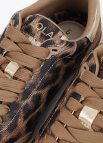 Afbeelding in Gallery-weergave laden, Lola Casademunt Sneaker Animal Print Marron-Metal
