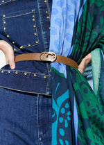 Afbeelding in Gallery-weergave laden, Lola Casademunt Riem Reversible Marron-Crudo
