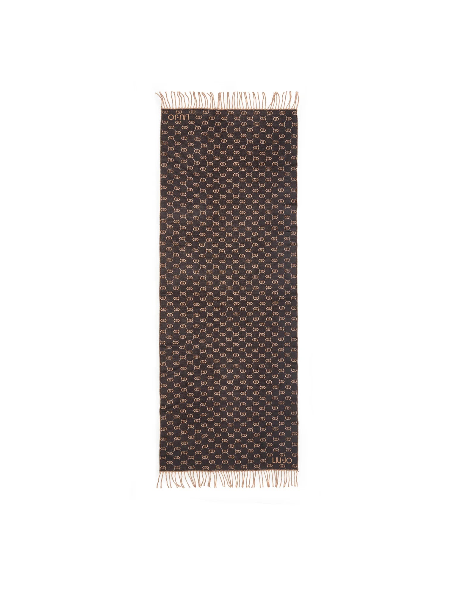 LOGO JACQUARD LIUJO - SCARF Nero