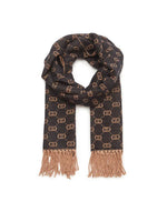 Afbeelding in Gallery-weergave laden, LOGO JACQUARD LIUJO - SCARF Nero

