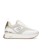 Afbeelding in Gallery-weergave laden, Liu Jo Maxi Wonder 97 BIS Sneaker Calf Leather/Canvas White

