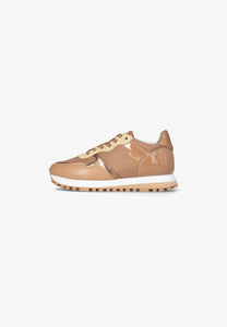 LIU JO sneaker WONDER 37 - SNEAKER PATENT/MESH TAN