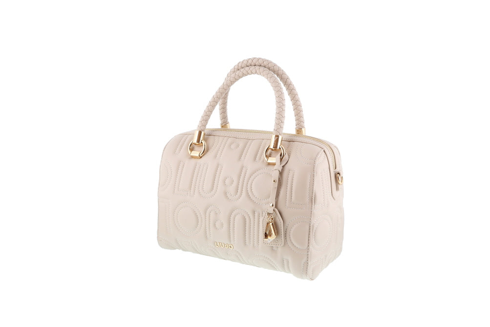LIU JO MANH - Boston bag s coffee milk