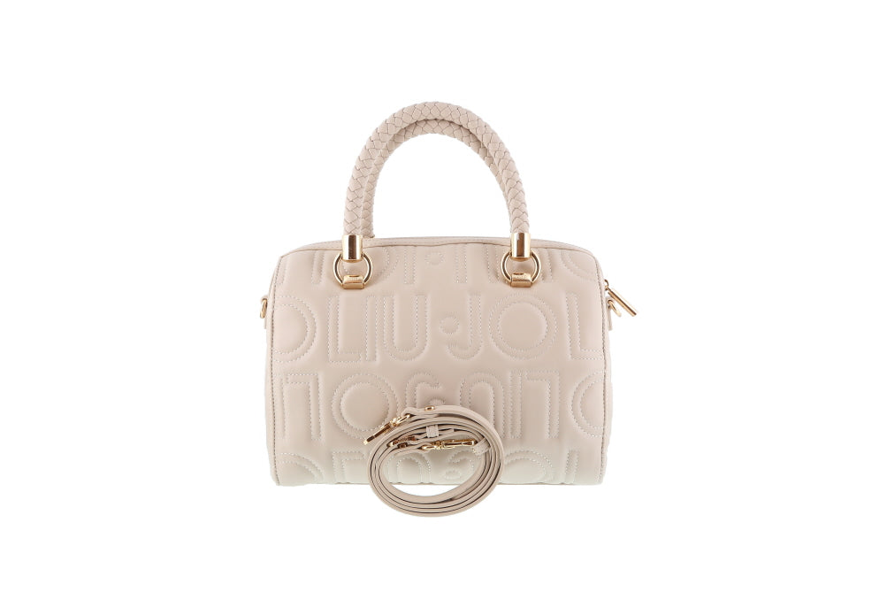 LIU JO MANH - Boston bag s coffee milk