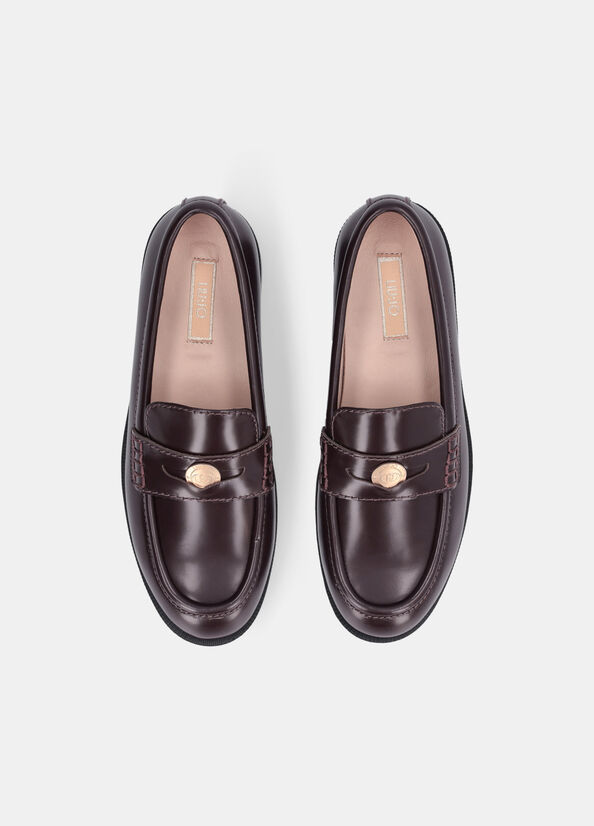 Liu Jo Preppy 01 Mocassin Box Leather Amarone