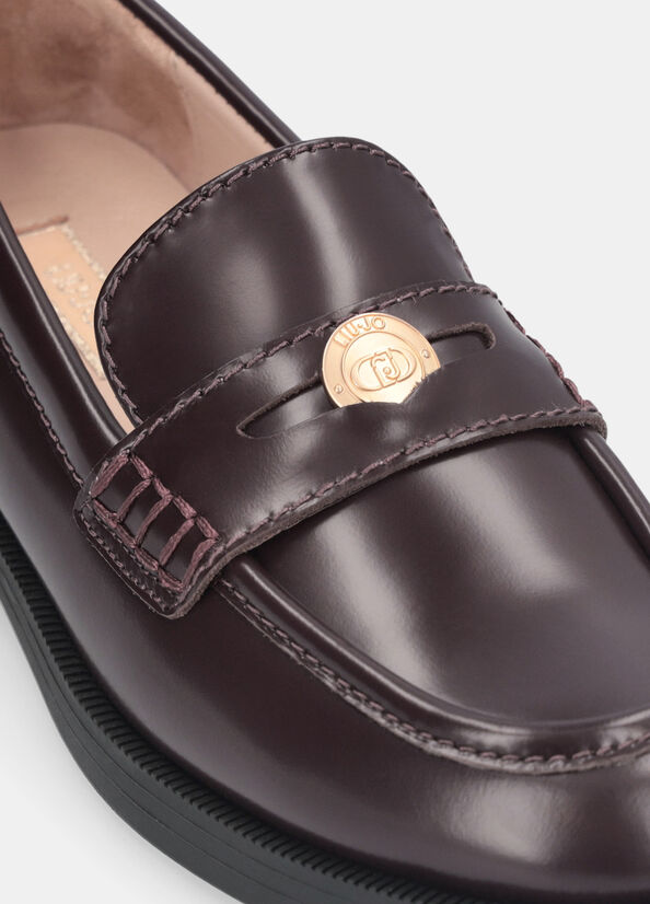Liu Jo Preppy 01 Mocassin Box Leather Amarone