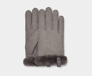 UGG Shorty Glove W/ Leather Trim Metal