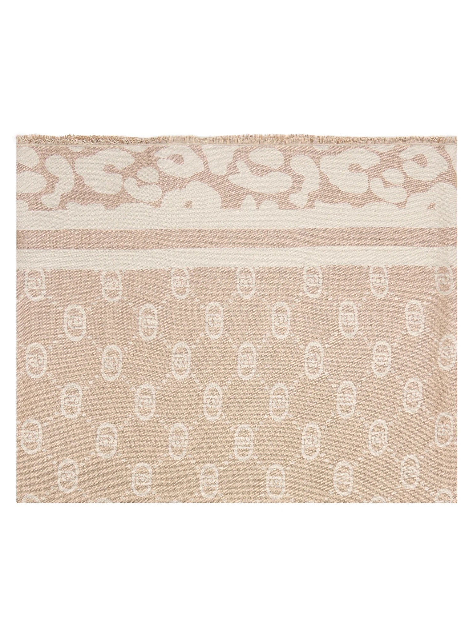 LIU JO MONOGRAM - SCARF/SHAWL   OAT MILK