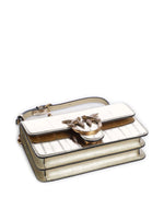 Afbeelding in Gallery-weergave laden, Pinko LOVE ONE MINI DC ANGUILLA LAMI GOLD-ANTIQUE GOLD
