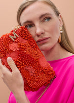 Afbeelding in Gallery-weergave laden, Lola Casademunt Pochette strass Coral
