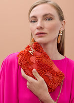 Afbeelding in Gallery-weergave laden, Lola Casademunt Pochette strass Coral
