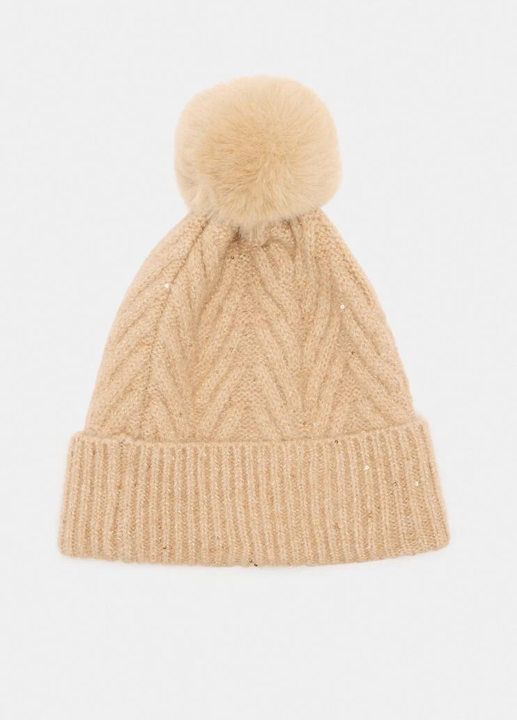 LIU JO PAILLETTES - CAP  NATURALE