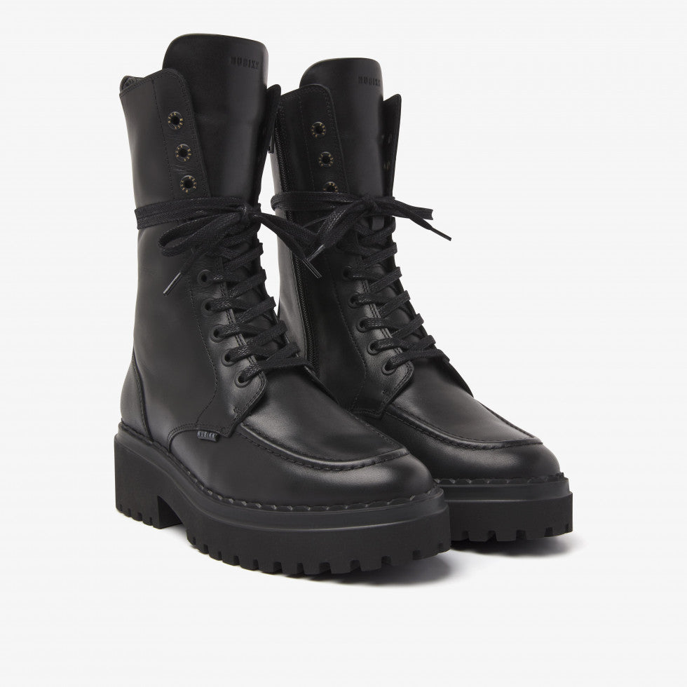 Nubikk Laarsje Fae Aubine black Leather