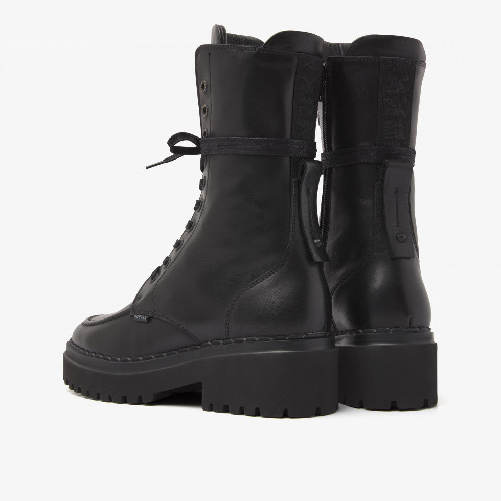 Nubikk Laarsje Fae Aubine black Leather