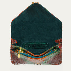 Claris Virot Porte Cartes Alex Python Oasis
