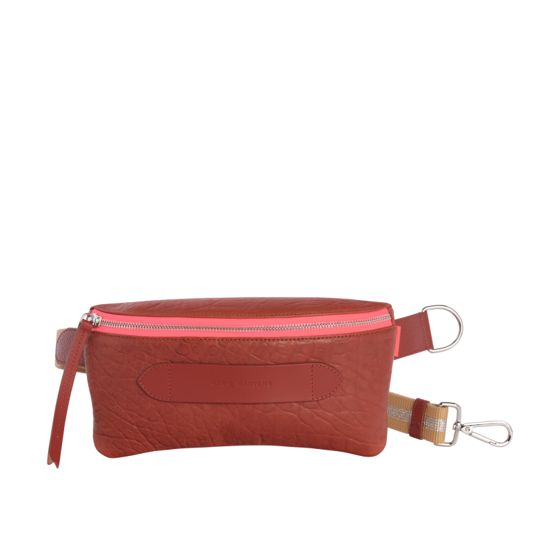 Marie Martens Coachella bubble lamb leather brick