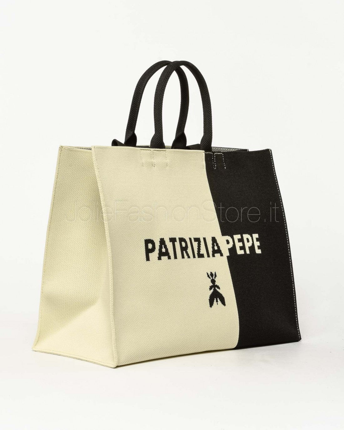 Patrizia Pepe Shopper Natural / Black