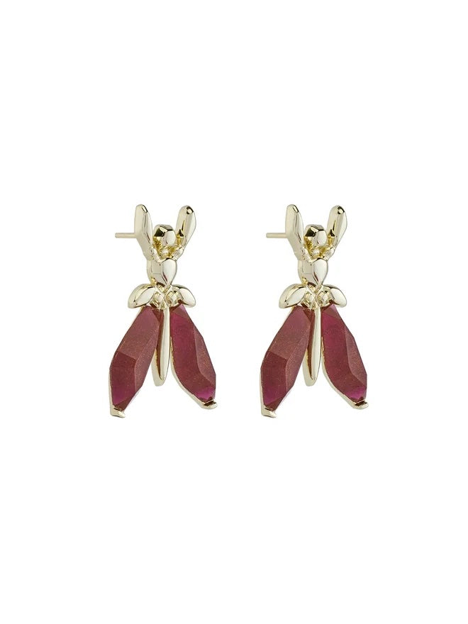 Patrizia Pepe ORECCHINI/EARRINGS Purple Red