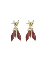 Afbeelding in Gallery-weergave laden, Patrizia Pepe ORECCHINI/EARRINGS Purple Red
