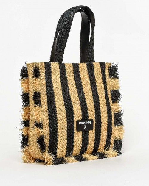 Patrizia Pepe Shopper Sand/Black